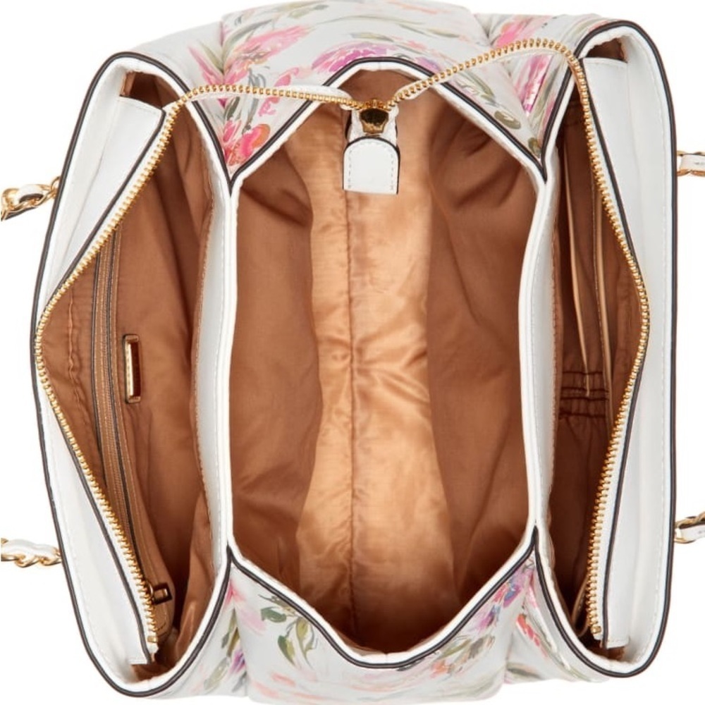 New GUESS Mattia Floral Satchel - Picture 6 of 11